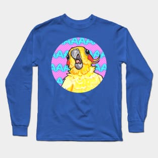 Screaming Cockatiel Long Sleeve T-Shirt